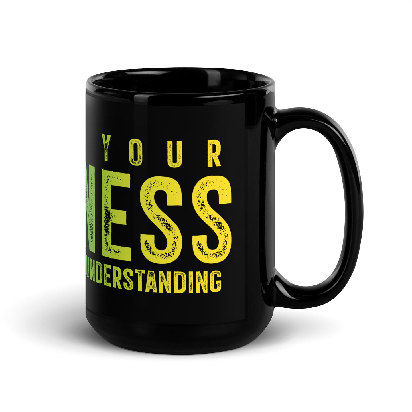 Nurture Your Blackness Black Glossy Mug